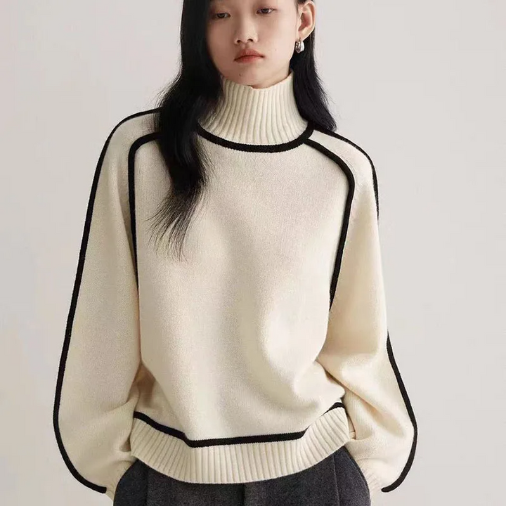Lily | Roller Collar Pullover