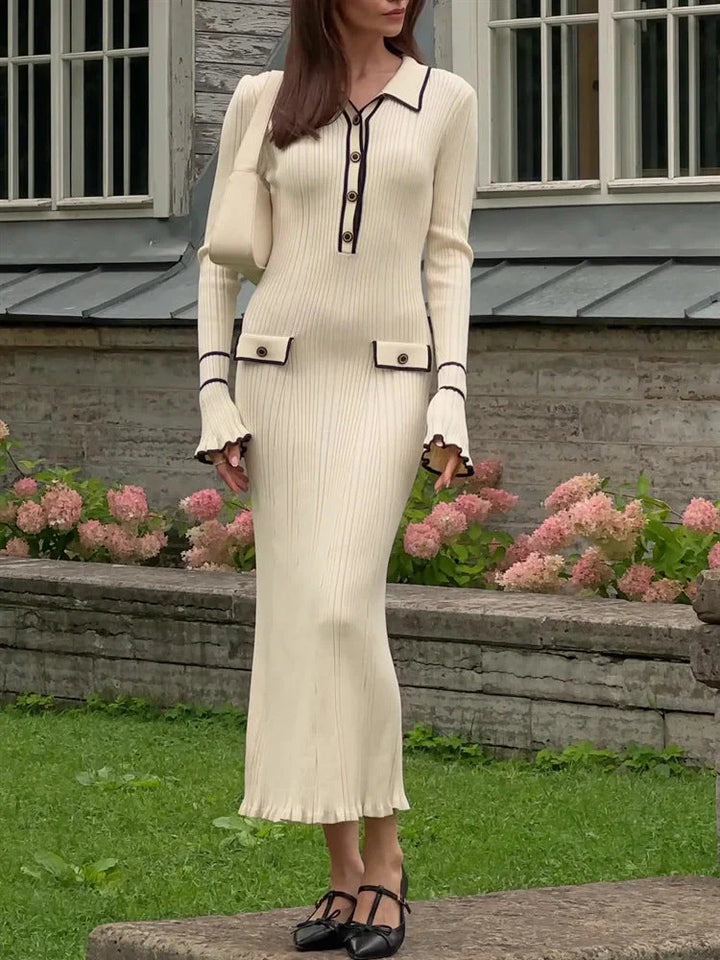 BEATRICE -  CHIC RUFFLE MAXI DRESS
