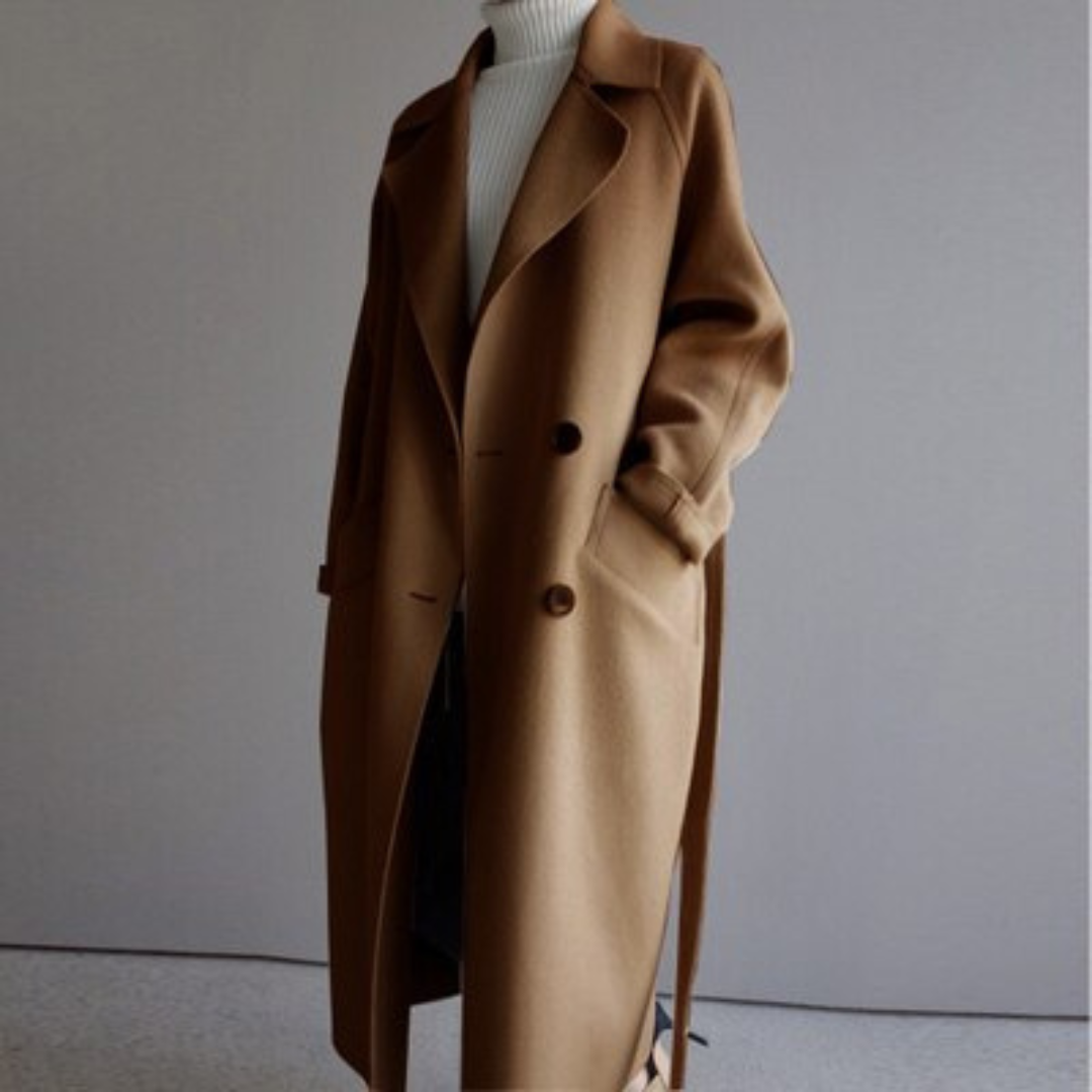 Olivia - Wool trench coat for women