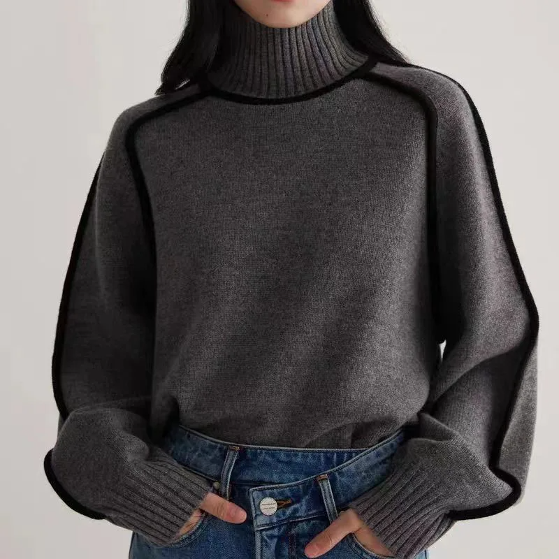 Lily | Roller Collar Pullover