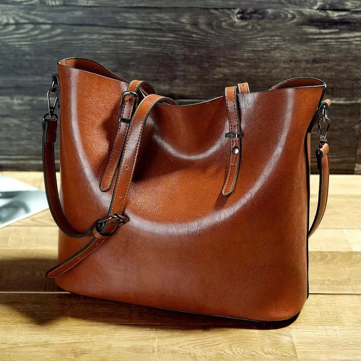 Nicole | Timeless Vintage Leather Shoulder Bag