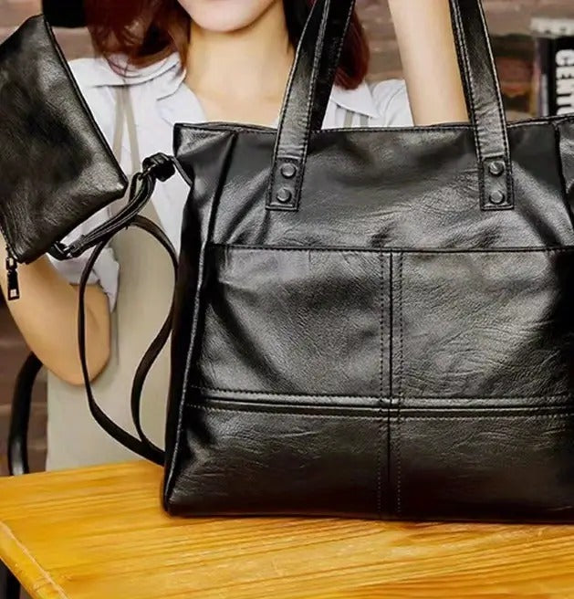 Chelsea - Vegan Leather Bag + Wallet (Free)