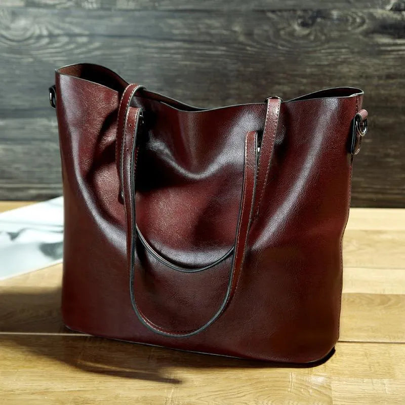 Nicole | Timeless Vintage Leather Shoulder Bag