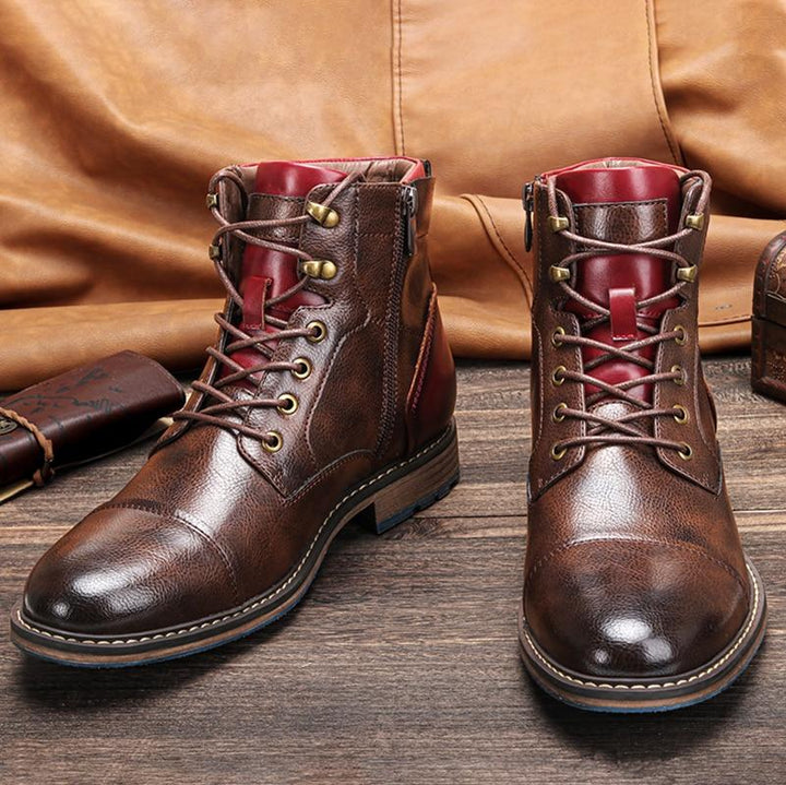 Leo™ - Handcrafted Premium Leather Oxford Boots