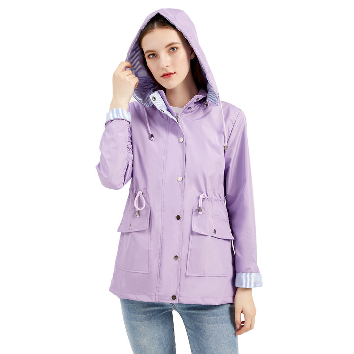 Maisie - Detachable Hood Windbreaker -