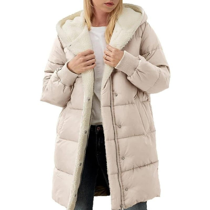 Linda - Hooded Double-Sided Velvet Cotton Coat