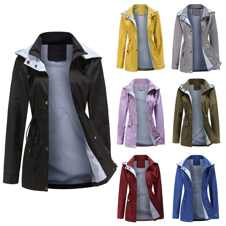 Maisie - Detachable Hood Windbreaker -