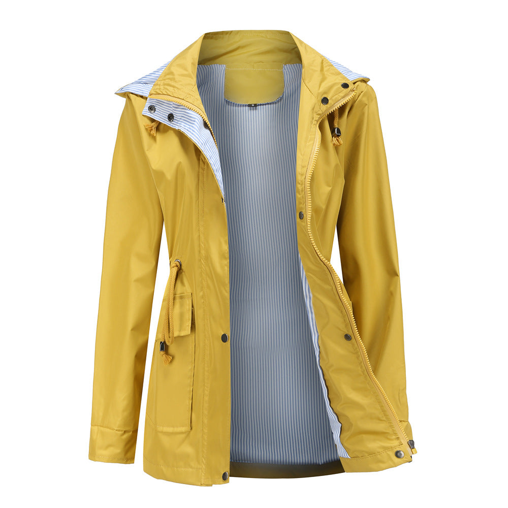 Maisie - Detachable Hood Windbreaker -
