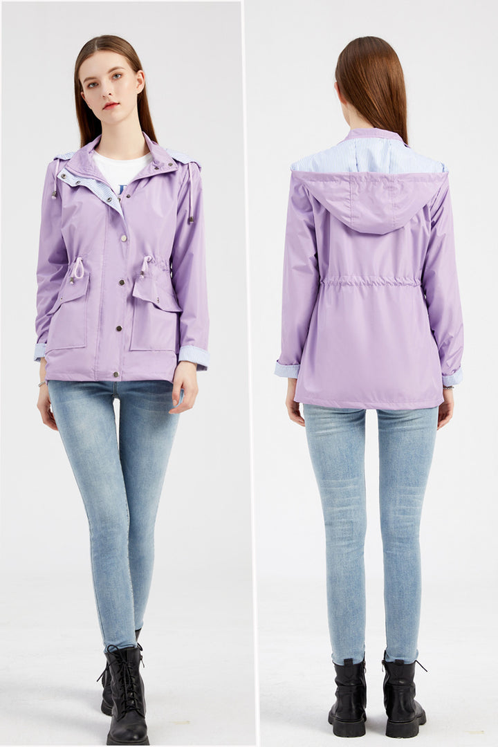 Maisie - Detachable Hood Windbreaker -