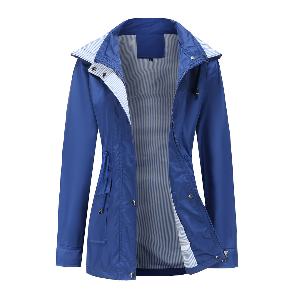 Maisie - Detachable Hood Windbreaker -