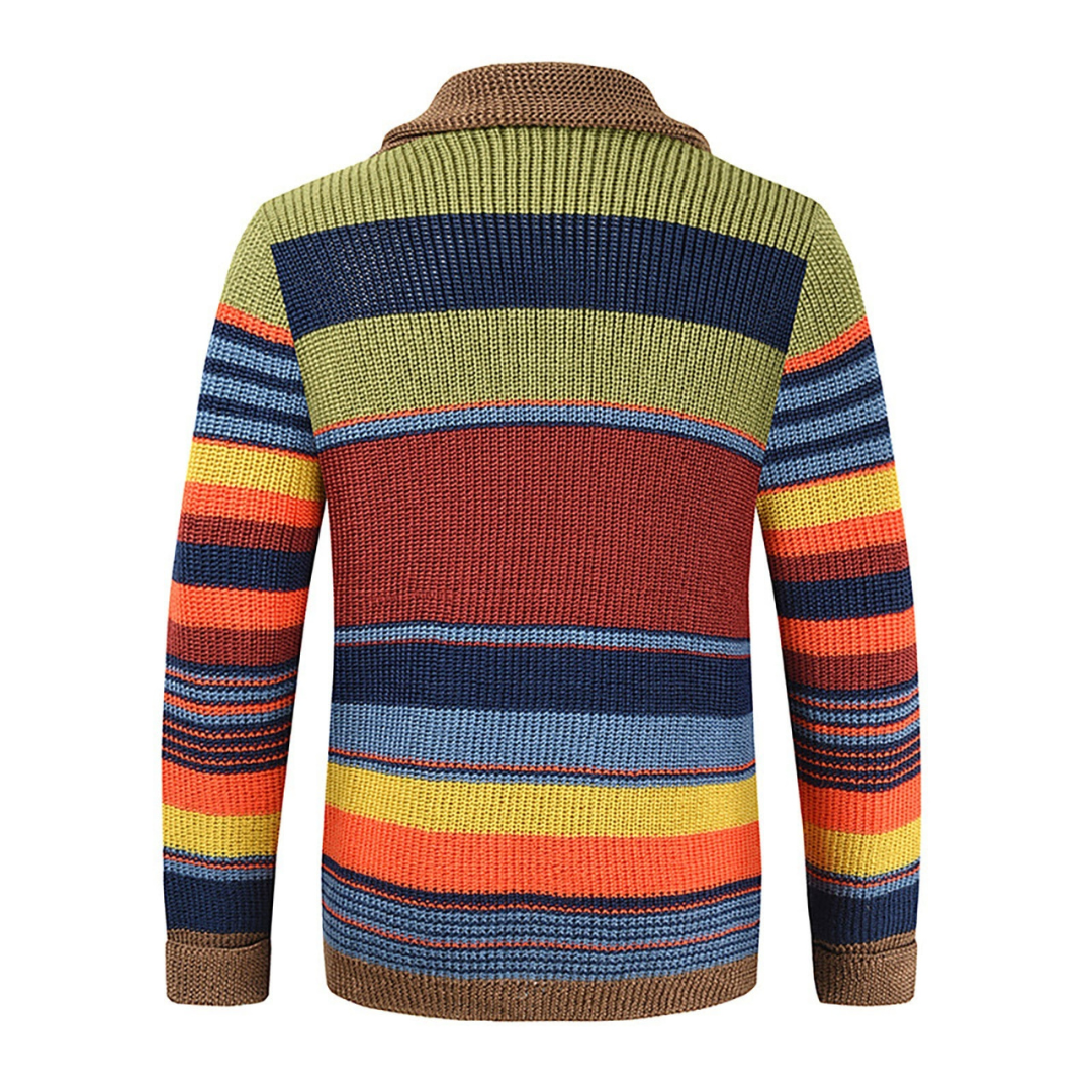 Garrit - Colorful Cardigan for Men