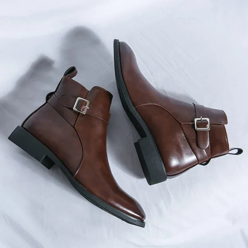 Steve | Leather Chelsea Boots