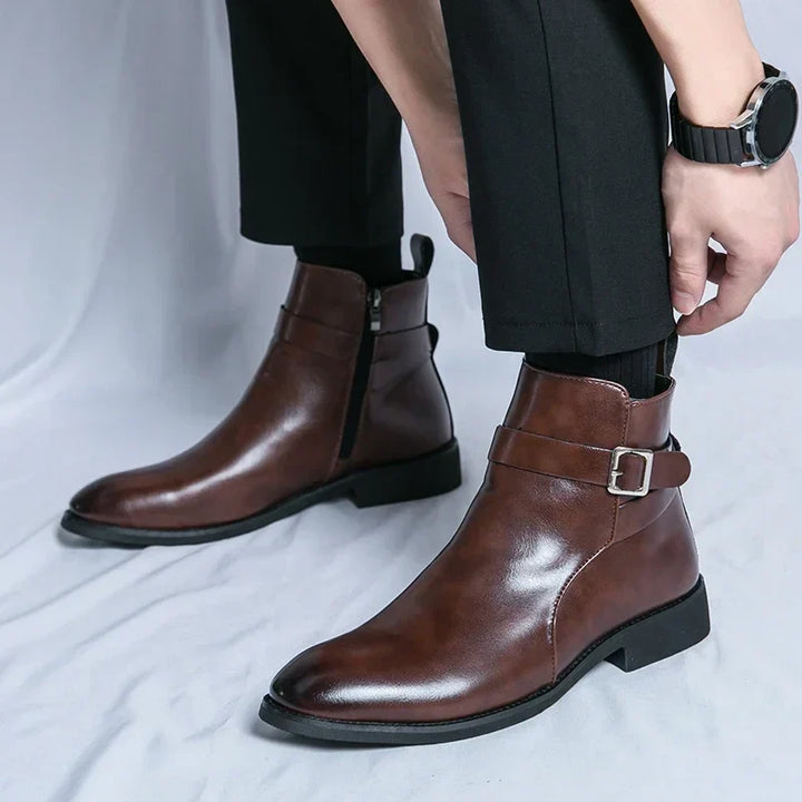 Steve | Leather Chelsea Boots
