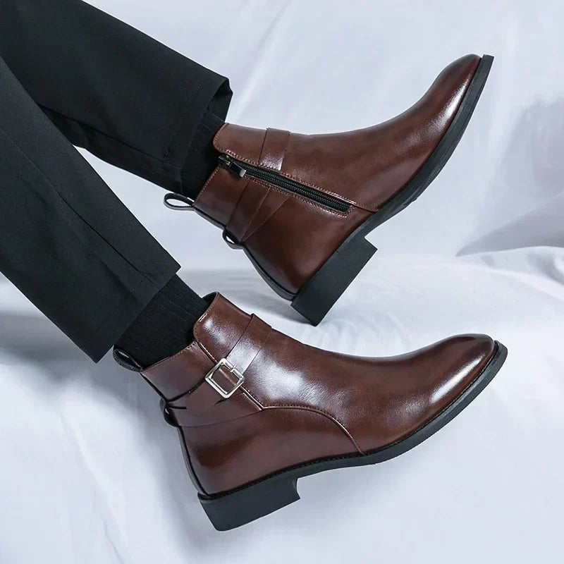 Steve | Leather Chelsea Boots
