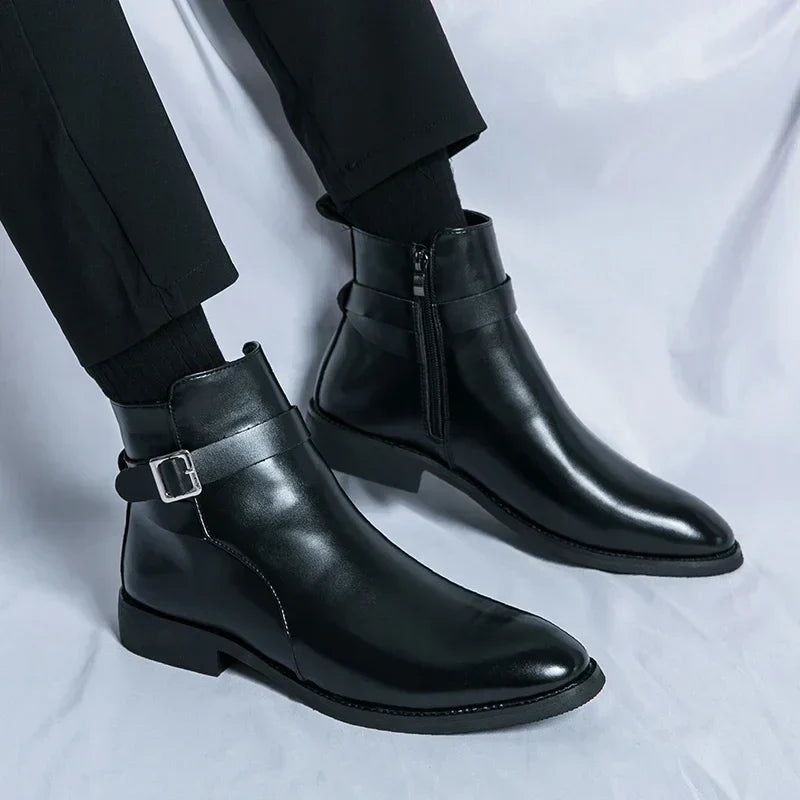 Steve | Leather Chelsea Boots
