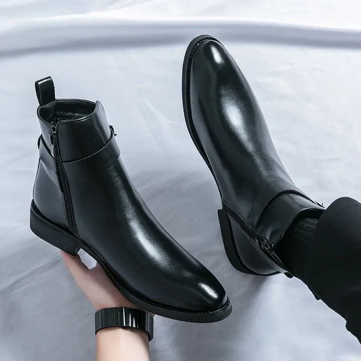 Steve | Leather Chelsea Boots