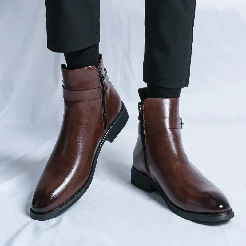 Steve | Leather Chelsea Boots
