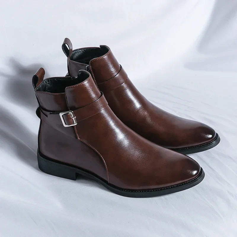 Steve | Leather Chelsea Boots