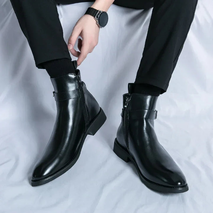 Steve | Leather Chelsea Boots