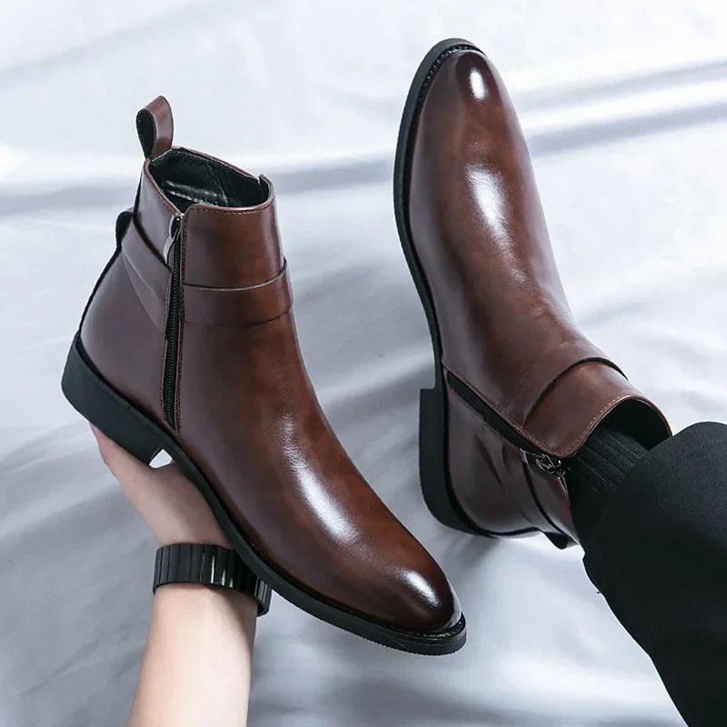 Steve | Leather Chelsea Boots