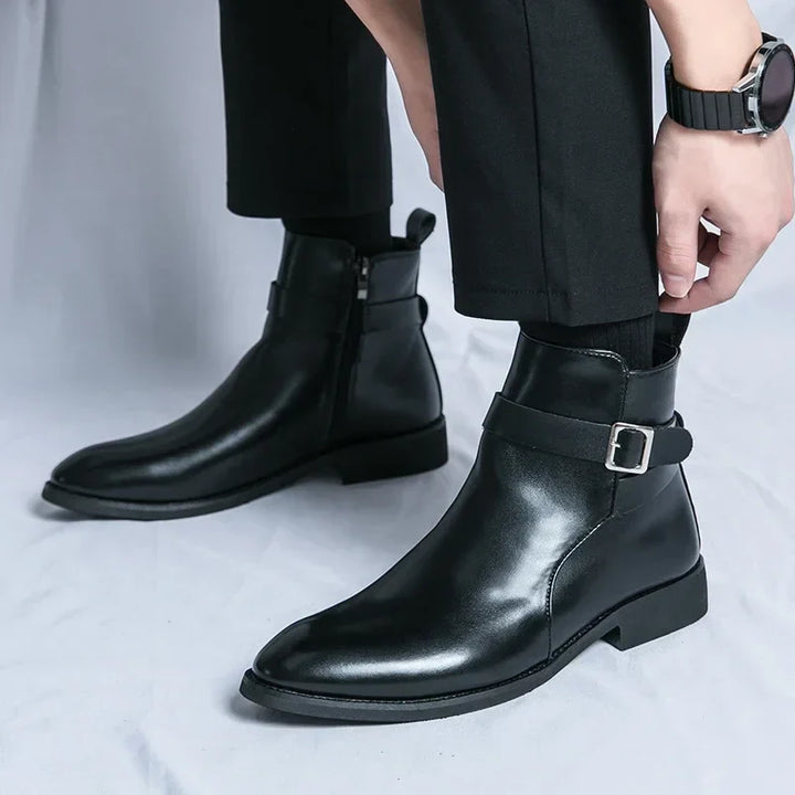 Steve | Leather Chelsea Boots