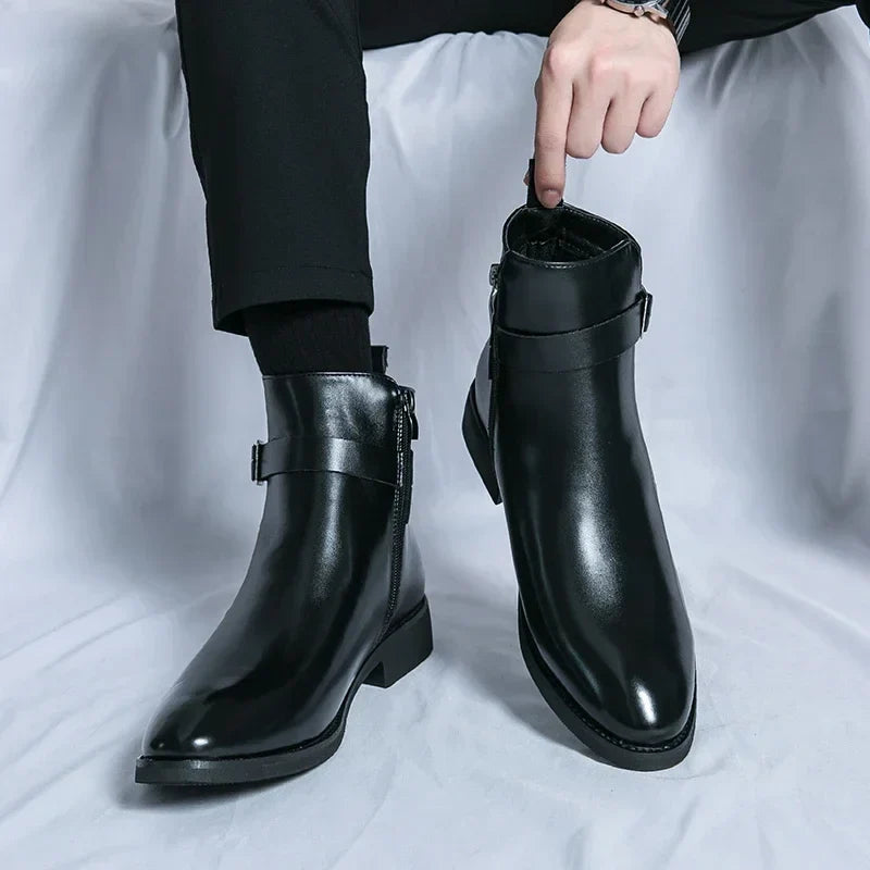 Steve | Leather Chelsea Boots