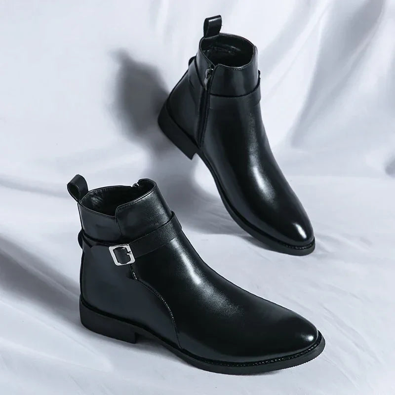 Steve | Leather Chelsea Boots