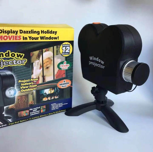 Halloween holographic projector - 2024 Deluxe Edition (Christmas videos included for FREE!)