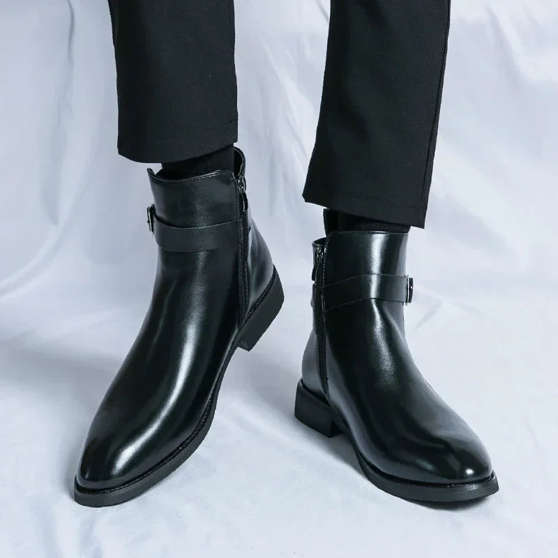 Steve | Leather Chelsea Boots