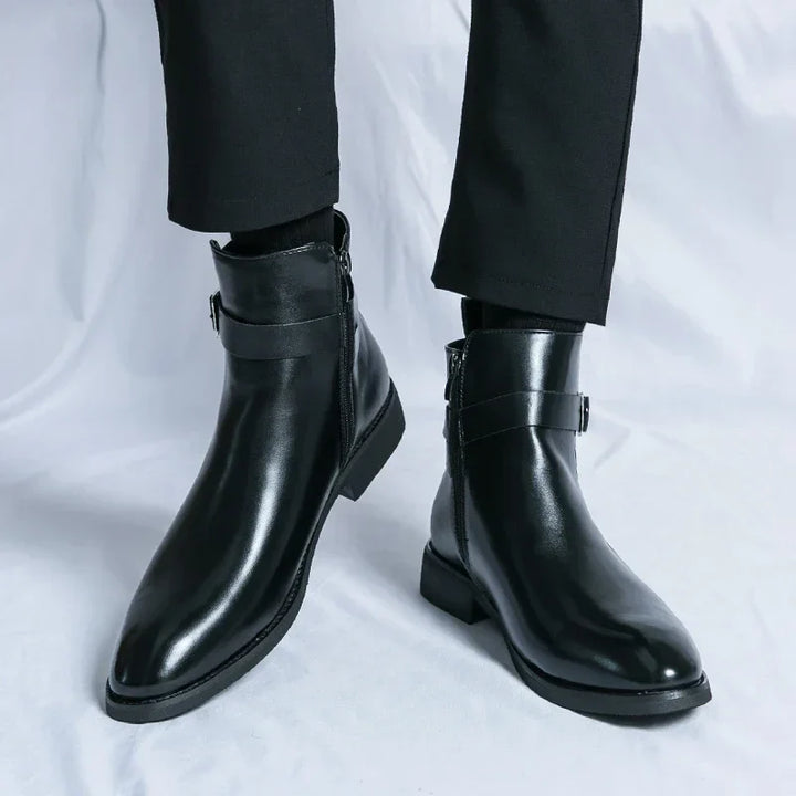 Steve | Leather Chelsea Boots