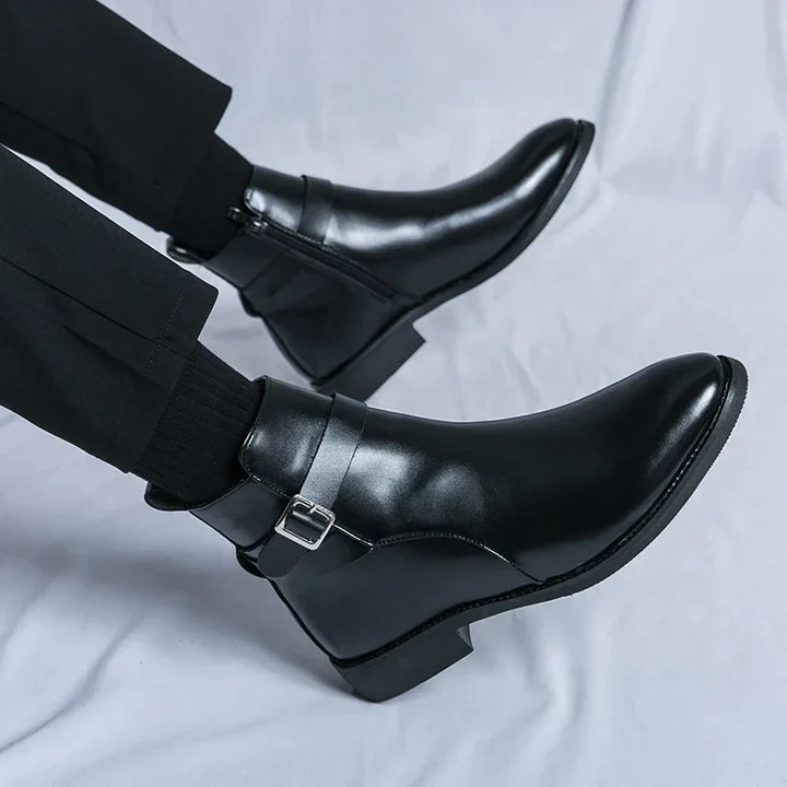 Steve | Leather Chelsea Boots