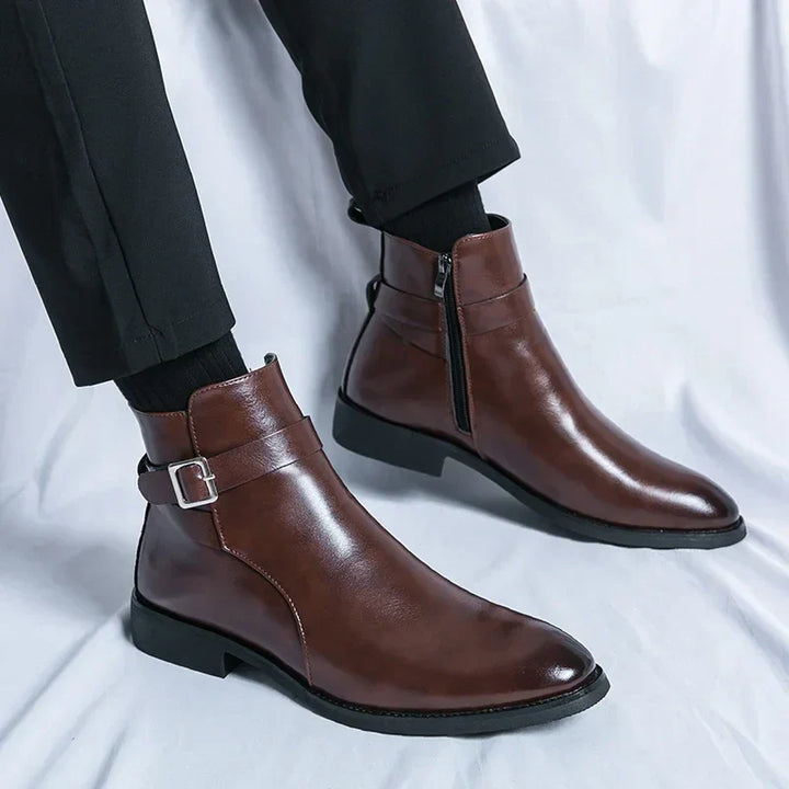 Steve | Leather Chelsea Boots