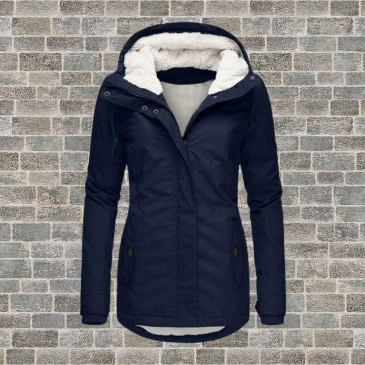 Olivia - Warm cotton sherpa jacket