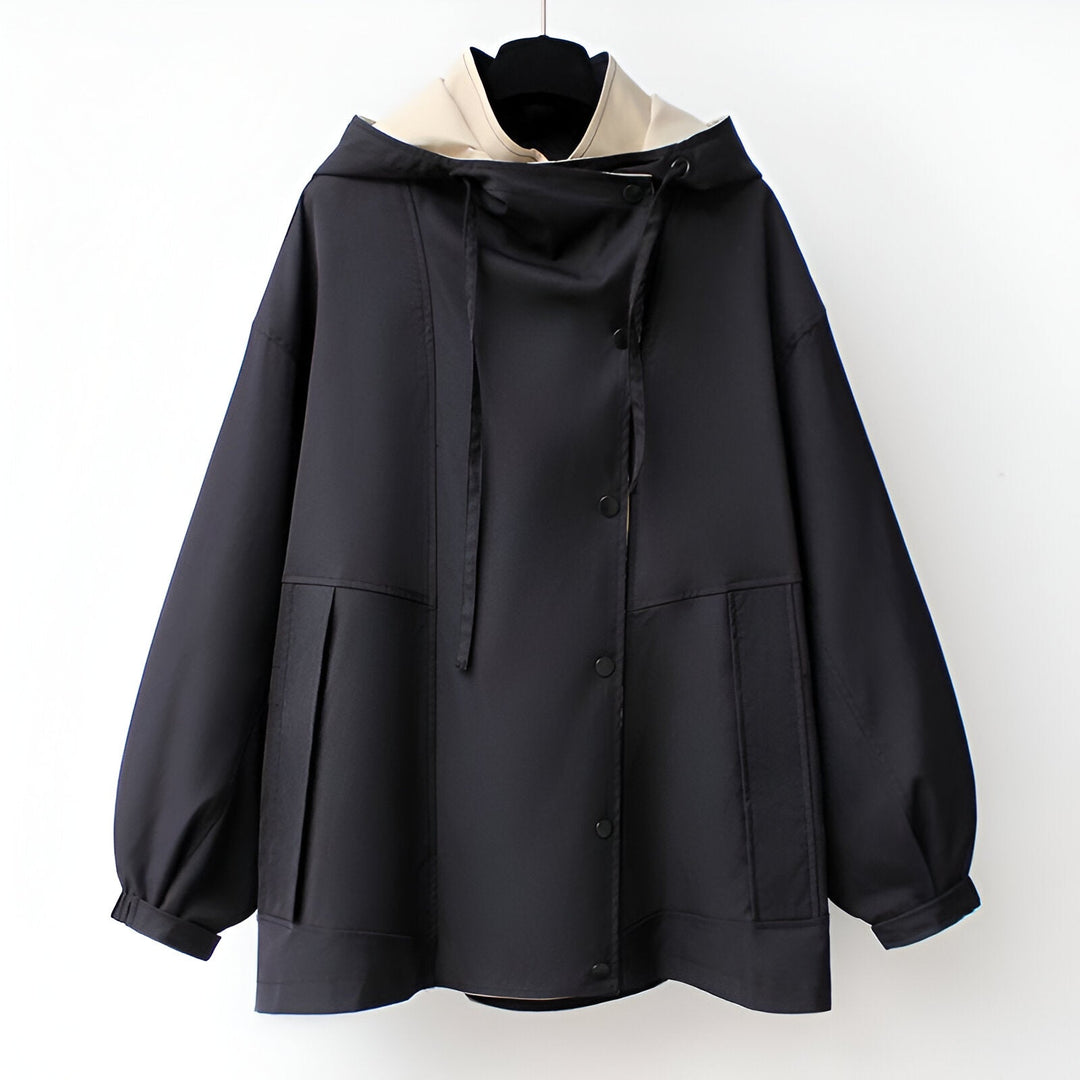 Olivia | Dual-Tone Windbreaker