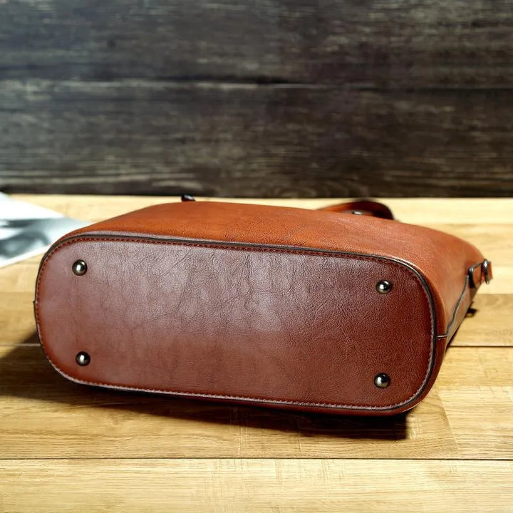 Nicole | Timeless Vintage Leather Shoulder Bag