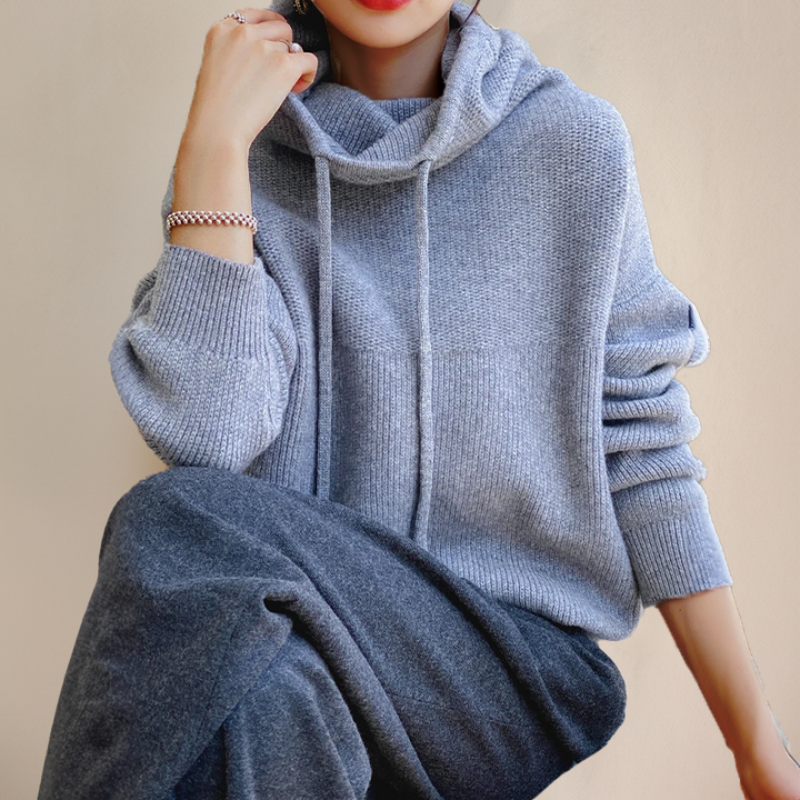 MELISSA : Knitted hoodie