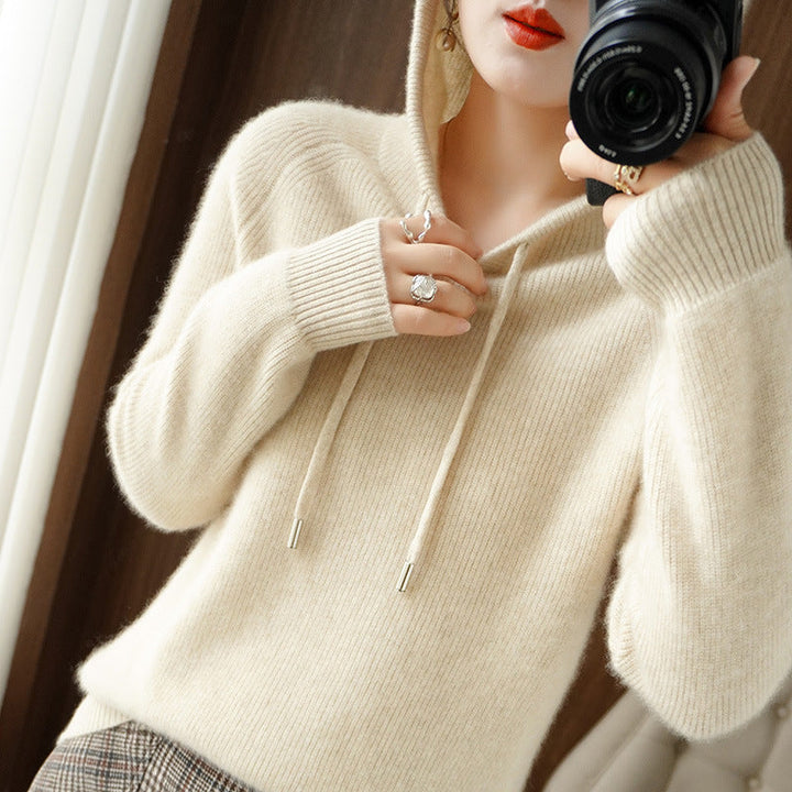 Evelyn - Comfortable Cashmere Hoodie