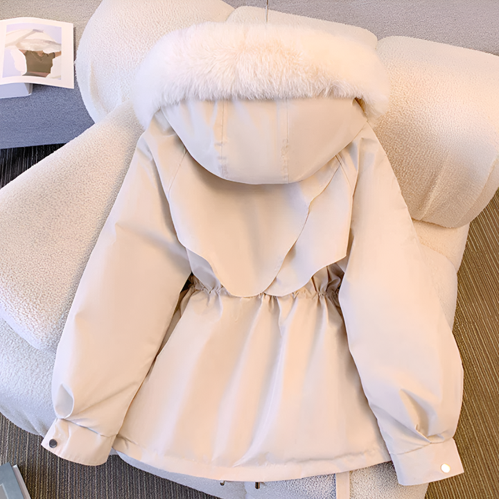 Chloe | Elegant Winter Coat with Fur Hood