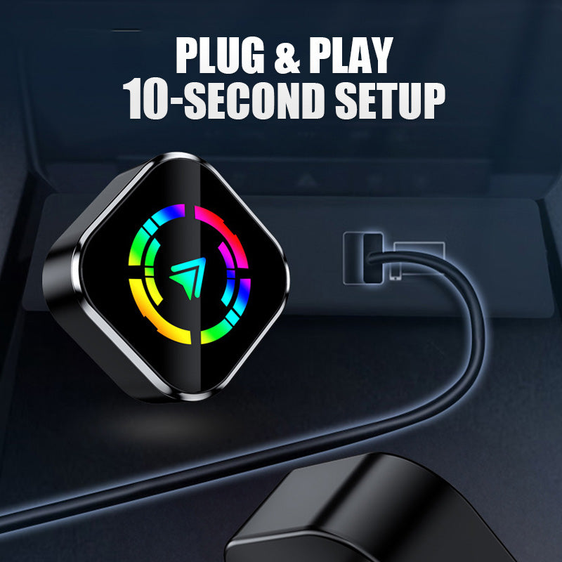 🔥2-in-1 draadloze adapter voor iPhone en Android - Auto🎵