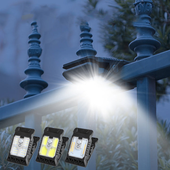 🌿Solar lamp met clip voor buitengebruik en bewegingssensor🏡✨