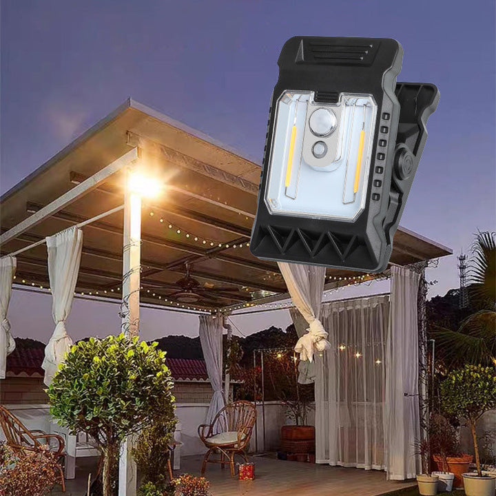 🌿Solar lamp met clip voor buitengebruik en bewegingssensor🏡✨