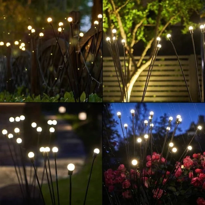 Dancing Solar Lights™ - Lad din have skinne på solenergi!