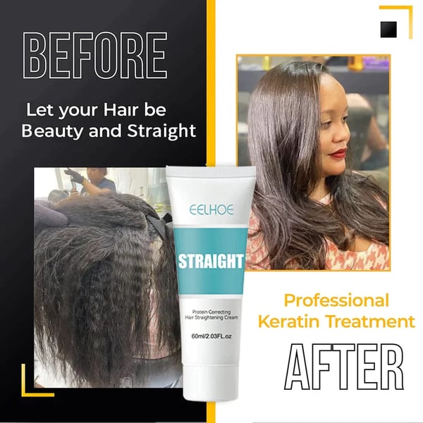 Keratin Plattång - Cream💥 1+1 Gratis Endast idag!