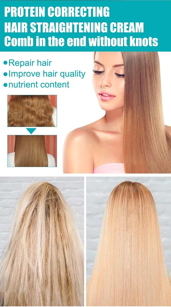 Keratin Plattång - Cream💥 1+1 Gratis Endast idag!