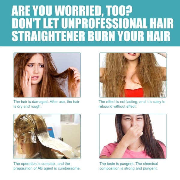 Keratin Plattång - Cream💥 1+1 Gratis Endast idag!